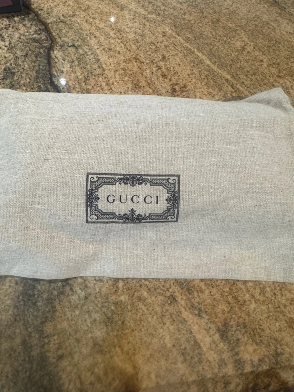 Gucci Floral GG Supreme Continental Wallet - Gray with Pink & Green Accents - Picture 14 of 15